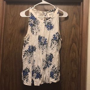 Halter-Style Floral Top